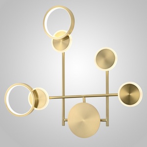 Изображение товара Настенный светильник с пультом светодиодный Zingy E Brass ImperiumLoft Zingy01 (Умный дом, WiFi)