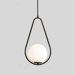 Изображение товара Подвесной светильник Hoop Drop Black ImperiumLoft Hoop-Drop01 (213738-26) в форме шара