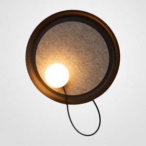 Изображение товара Настенный светильник Margott Wall D35 Black By ImperiumLoft Margott-Wall01 224256-23 в форме шара