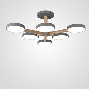 Изображение товара Потолочная люстра LED на штанге Turna L6 Grey By ImperiumLoft Turna-B01 (Умный дом, Алиса) 228856-26