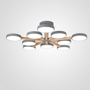 Изображение товара Потолочная люстра LED на штанге Turna L10 Grey By ImperiumLoft Turna-B01 (Умный дом, Алиса) 228858-26