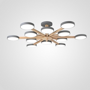 Изображение товара Потолочная люстра LED на штанге Turna L12 Grey By ImperiumLoft Turna-B01 (Умный дом, Алиса) 228859-26