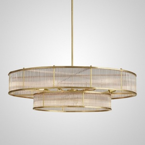 Изображение товара Потолочная люстра на штанге RH Marais Round Chandelier D100 ImperiumLoft 40,2668 (228942-22, Умный дом)