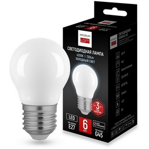 Изображение товара Светодиодная лампа E27 6W 4200K White От By ImperiumLoft Lf-254 243938-26