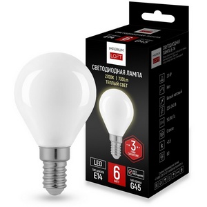 Изображение товара Светодиодная лампа E14 6W 2700K White От By ImperiumLoft Lf-254 243944-26