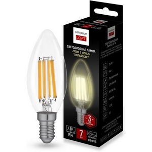 Изображение товара Светодиодная лампа E14 Candles мощность 7W 2700K ImperiumLoft Lf-254
