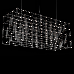 Изображение товара Подвесная люстра Quasar Cosmos Square LED pendant light ImperiumLoft 40,244 (252290-22)