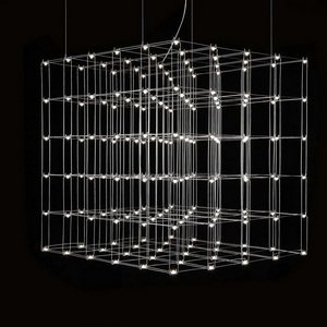 Изображение товара Подвесная люстра Quasar Cosmos Square LED pendant light ImperiumLoft 40,244 (252291-22)
