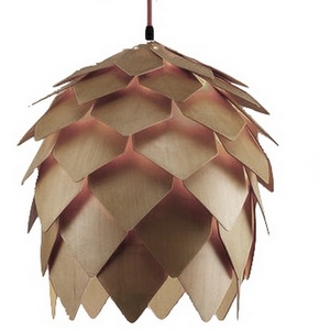 Изображение товара Подвесной светильник артишок Crimea Pine Cone Natural Wood D20 ImperiumLoft 40,51 (73531-22)