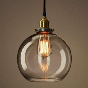 Изображение товара Подвесной светильник Loft Clear Glass Sphere Cloche Дымчатый ImperiumLoft 40,189 (73694-22) в форме шара