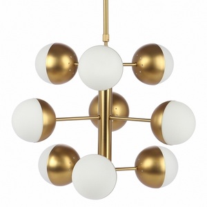 Изображение товара Подвесная люстра Italian Globe Cedar Moss Light 9 ImperiumLoft 40,1668 (75711-22) в форме шара