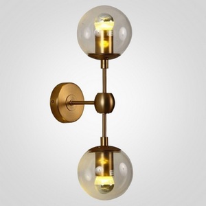 Изображение товара Бра Modo Sconce 2 Globes Gold ImperiumLoft 44,411 (84999-22) в форме шара