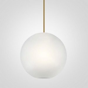 Изображение товара Подвесной светодиодный светильник на штанге Giopato &Amp; Coombes Bolle Bls Lamp White Glass 1 ImperiumLoft 40,2214 (99037-22)