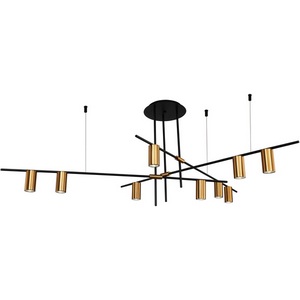 Изображение товара Люстра потолочная на штанге (12023/9R Black) Indigo Breve V000028