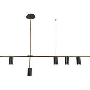 Изображение товара Люстра потолочная на штанге асимметричная (12024/5R Brass) Indigo Accento V000029