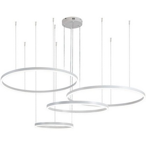 Изображение товара Подвесная люстра с пультом светодиодная (14001/4P White) Indigo Galass V000033L