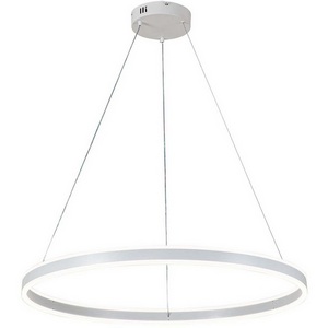 Изображение товара Подвесная люстра с пультом светодиодная (14001/1P White) Indigo Galass V000035L кольцо