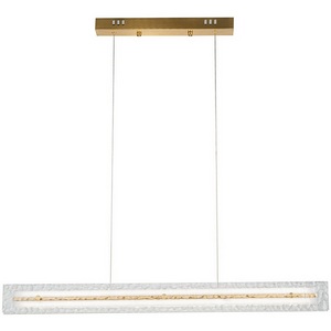 Изображение товара Подвесная люстра с пультом светодиодная (14018/1PL Brass) Indigo Dualita V000088L