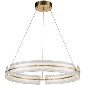 Изображение товара Подвесная люстра с пультом светодиодная (14018/1P Brass) Indigo Dualita V000089L кольцо