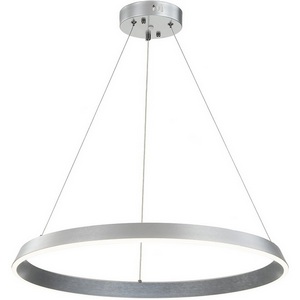 Изображение товара Люстра led подвесная с пультом (+ночной режим) светодиодная (14019/1P Silver) Indigo Orta V000091L кольцо