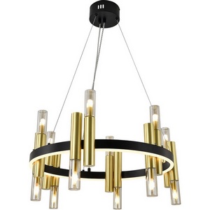 Изображение товара Потолочный светильник подвесной шириной 60 см (13027/12P Black) Indigo Fiamma V000107L