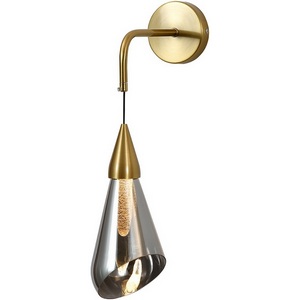 Изображение товара Настенный светильник квадратный 500 лм (11049/1W Gold) Indigo Riflesso V000109L