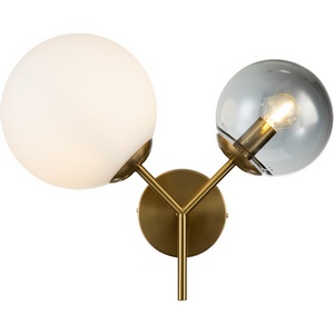 Изображение товара Бра настенное (11023/2W Bronze) Indigo Duetto V000115 в форме шара