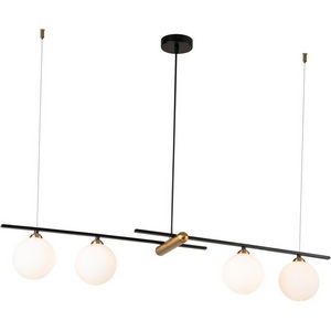 Изображение товара Люстра подвесная (11015/4P Black) Indigo OPACO V000153 в форме шара