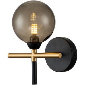 Изображение товара Бра настенное (11021/1W Smoke) Indigo PIANO V000170 в форме шара