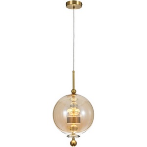 Изображение товара Подвесной светильник LED (11055/1P Amber) Indigo Illusione V000188L в форме шара