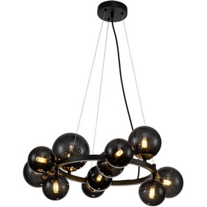 Изображение товара Люстра подвесная (11018/11P Black) Indigo MOLECOLA V000195 в форме шара