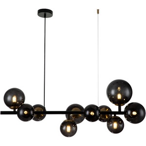 Изображение товара Люстра подвесная (11018/10P Black) Indigo MOLECOLA V000196 в форме шара