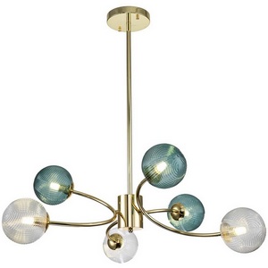 Изображение товара Потолочная люстра молекулы на штанге Indigo Selva V000296