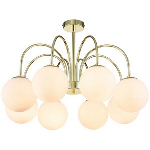 Изображение товара Потолочная люстра молекулы на штанге Indigo Voga V000326