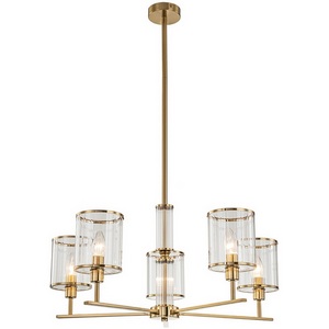 Изображение товара Потолочная люстра на штанге (13022/5R Brass) Indigo Dante V000409