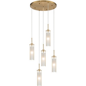 Изображение товара Подвесной светильник (11038/5PL Brass) Indigo Torcia V000417