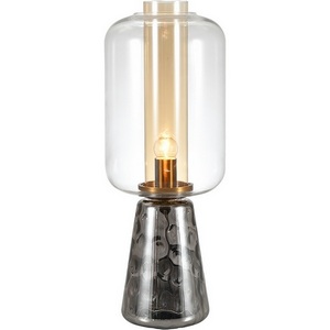 Изображение товара Настольная лампа под старину в виде керосиновой лампы (11045/1T Smoke) Indigo Strego V000473