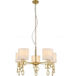 Изображение товара Люстра подвесная длиной 70 см (13026/5P Gold) Indigo Amali V000479