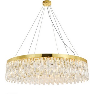 Изображение товара Подвесной хрустальный светильник (12029/18P Gold) Indigo Anna V000496