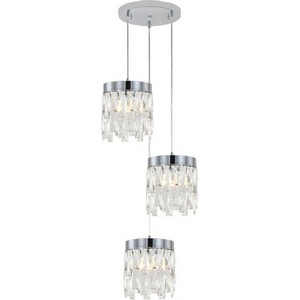 Изображение товара Подвесной хрустальный светильник каскадный (12029/3P Chrome) Indigo Anna V000497