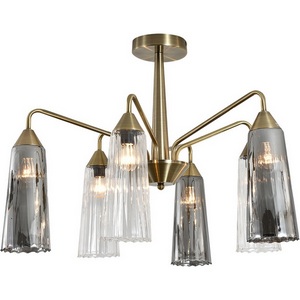 Изображение товара Потолочная люстра на штанге (13028/6R Brass) Indigo Campana V000509