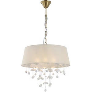 Изображение товара Подвесная люстра с керамическими подвесками (13029/6P Beige) Indigo Tenerezza V000557