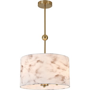 Изображение товара Потолочная люстра на штанге (13036/3R Brass) Indigo Venato V000580