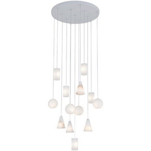 Изображение товара Подвесной светильник каскадный Indigo Serenita V000617 (11075/13P White)