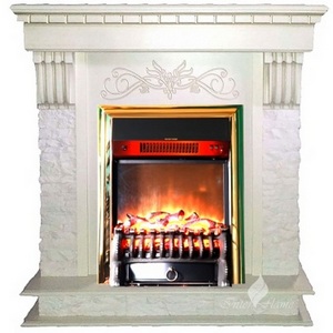 Изображение товара Каминокомплект Inter Flame Берн сланец с очагом Fobos/Majestic