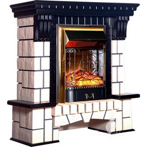 Изображение товара Каминокомплект Inter Flame Экстер М с очагом Fobos/Majestic