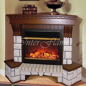 Изображение товара Каминокомплект Inter Flame Экстер угловой с очагом Jupiter