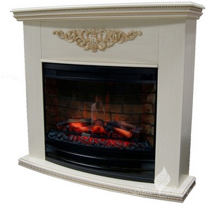 Изображение товара Каминокомплект Inter Flame Диамонд с очагом Panoramic 25-30 3D