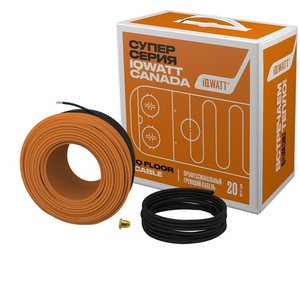 Изображение товара Электрический теплый пол в стяжку IQ - м IQWatt FLOOR СABLE CABLE 20