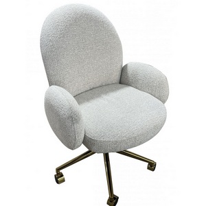 Изображение товара Стул с регулировкой высоты IST-CASA офисное Клауд PRO BS1239-WT, белый крем/золото